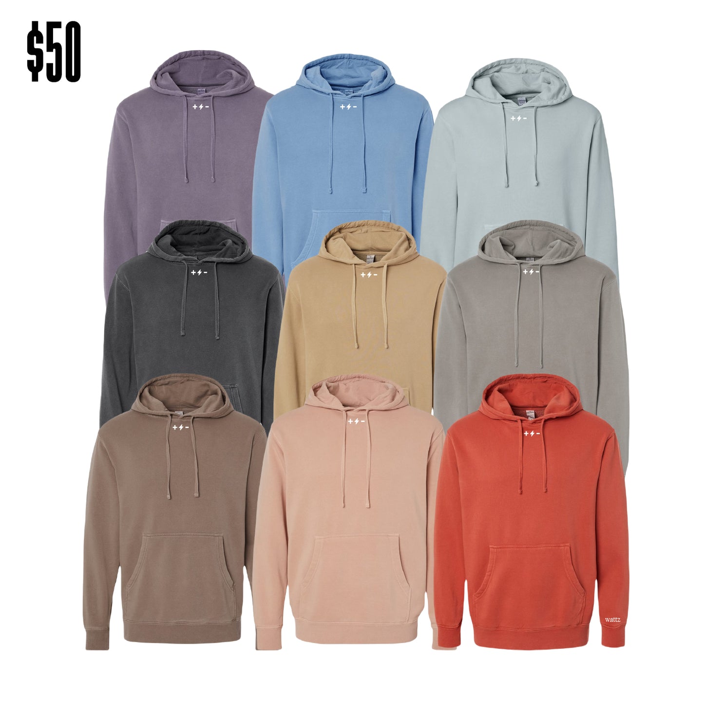 Minimal Hoodie (Garment Dyed)